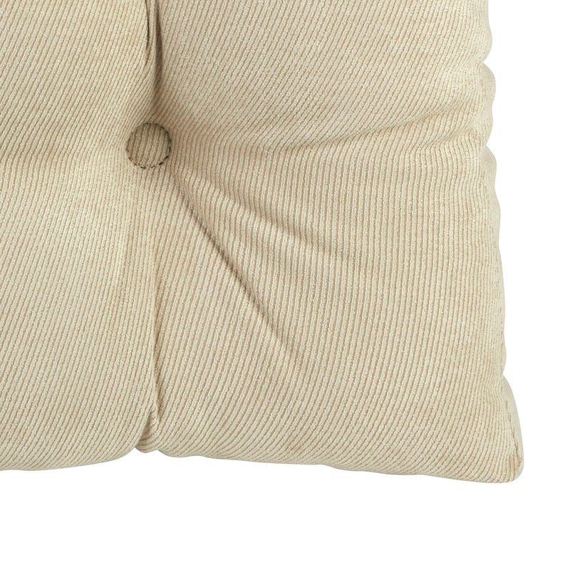 Klear Vu Gripper Overstuffed Universal Non-Slip Dining Chair Cushions for Kitchen Decor or Office Use, U-Shaped Skid-Proof Seat Pad, 15x15 Inches, 4 Count (Pack of 1), Linear Stone Tan - Image 4